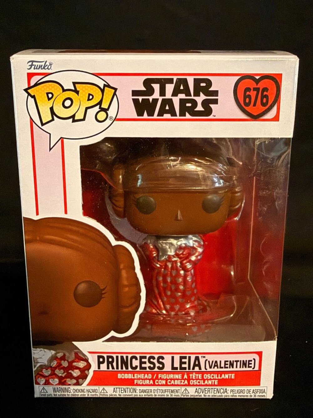 Funko Pop! Star Wars Princess Leia (Valentine) #676